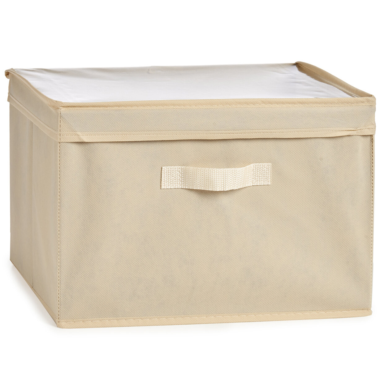 Kipit Textilní organizér do skříně BOXX s úchytem, 20 l, béžový béžová