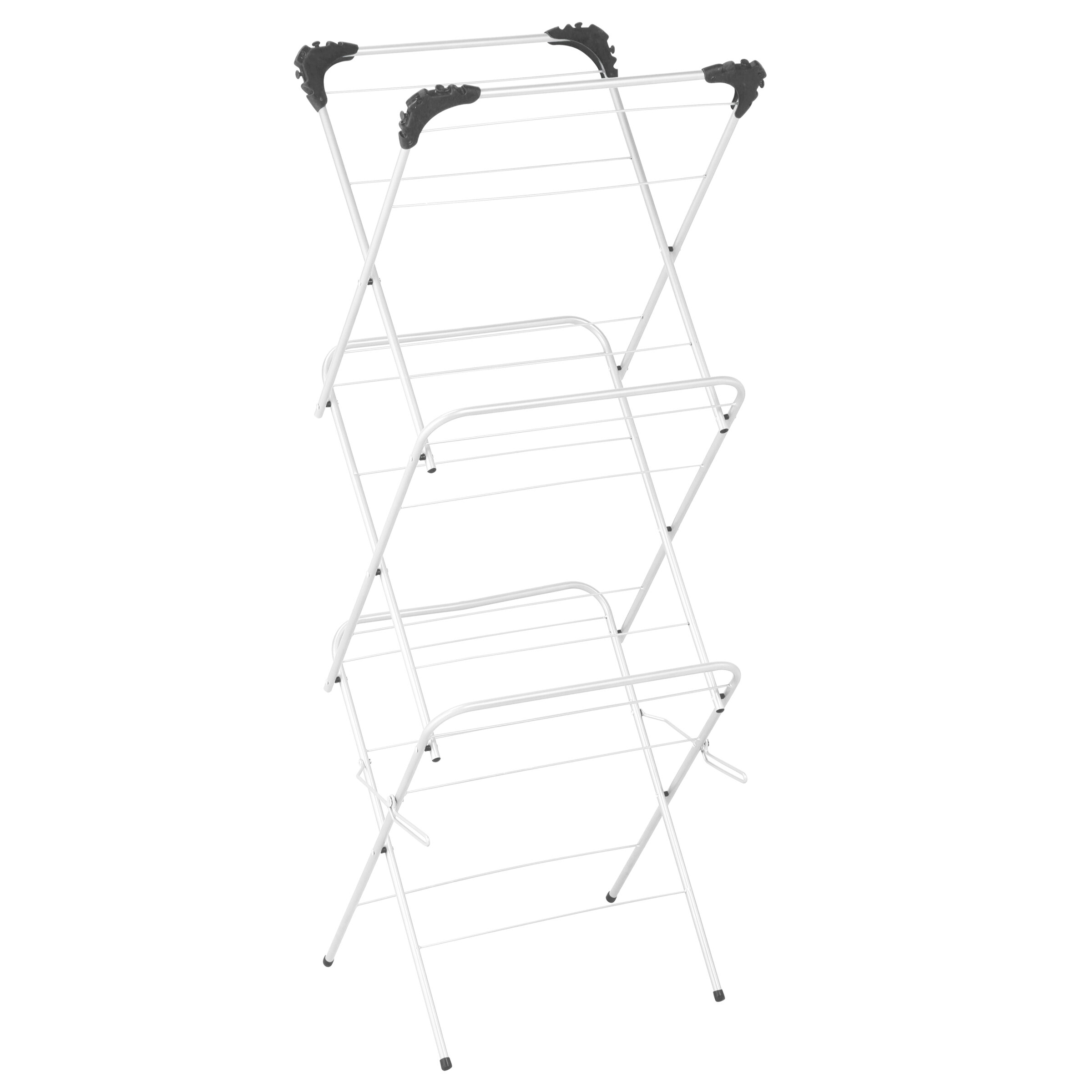 Kipit Kovový sušák na prádlo MALTA, 47 x 41 x 136 cm bílá