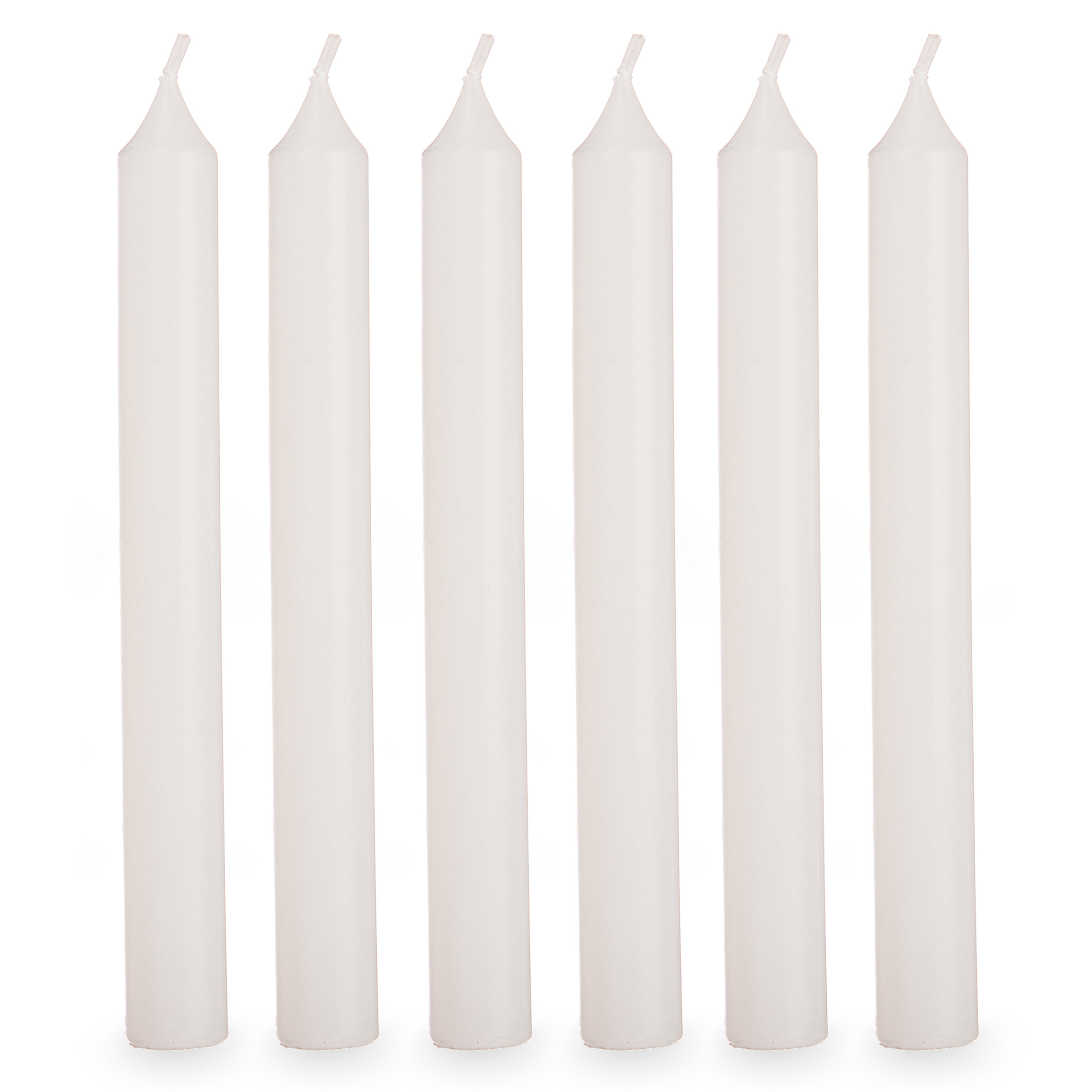 ACORDE Kónické svíčky CELESTIA, 15 cm, bílé bílá
