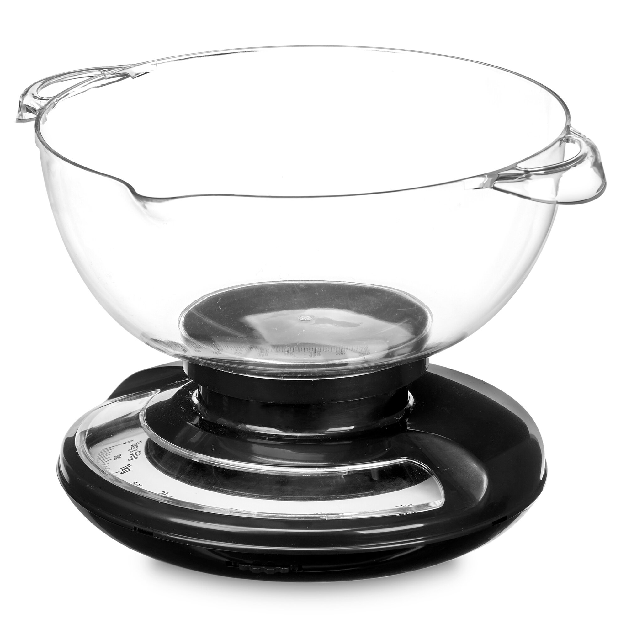 Kinvara Kuchyňská váha s miskou 2 l, černá černá 94171