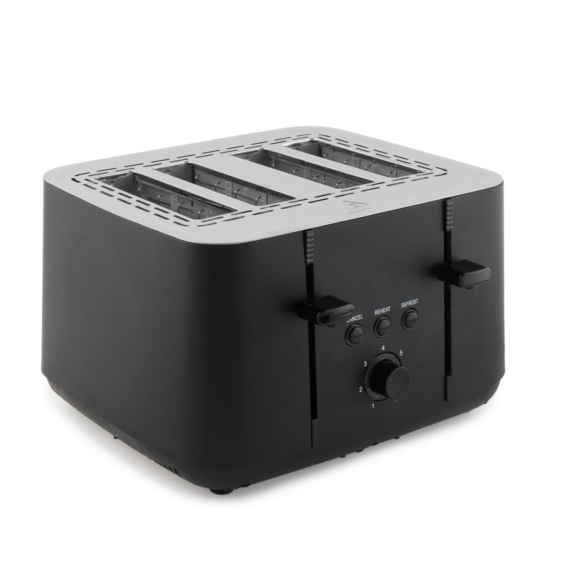 Topinkovač 1850 W PETRA, opékání a rozmrazování černá