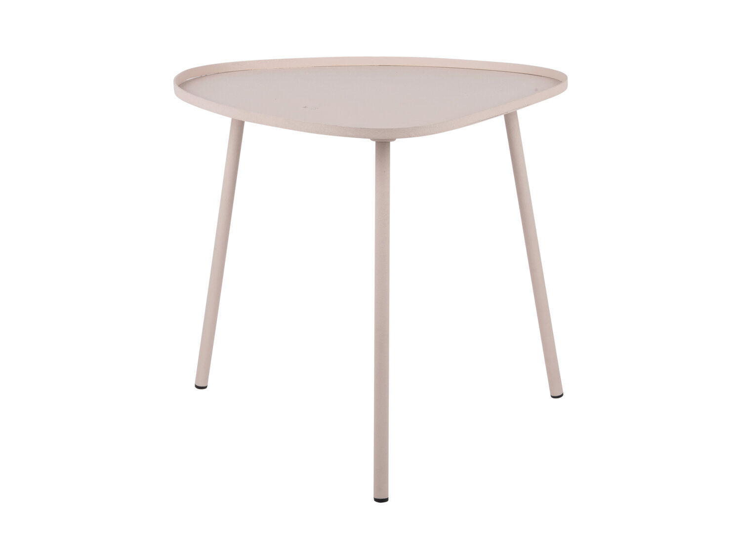Leitmotiv Kovový konferenční stolek BOAZ, výška 43 cm, šedý šedá