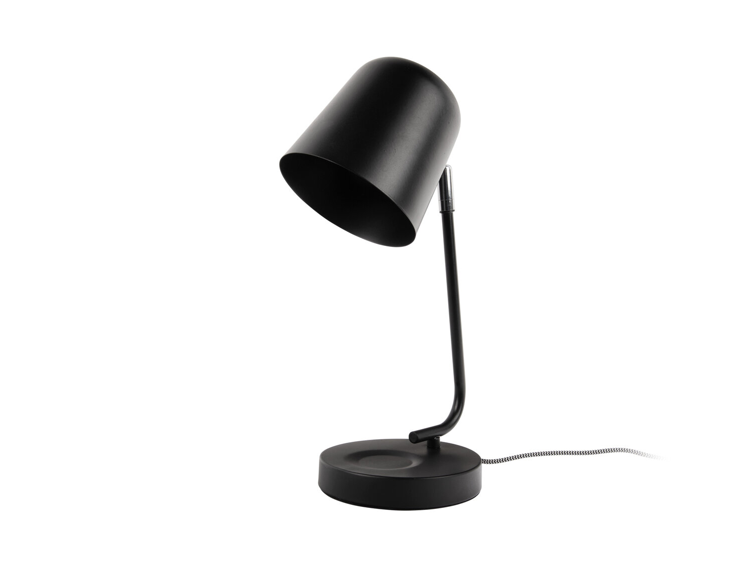 Leitmotiv Kovová stolní lampa ENCANTAR, výška 38,5 cm, černá černá