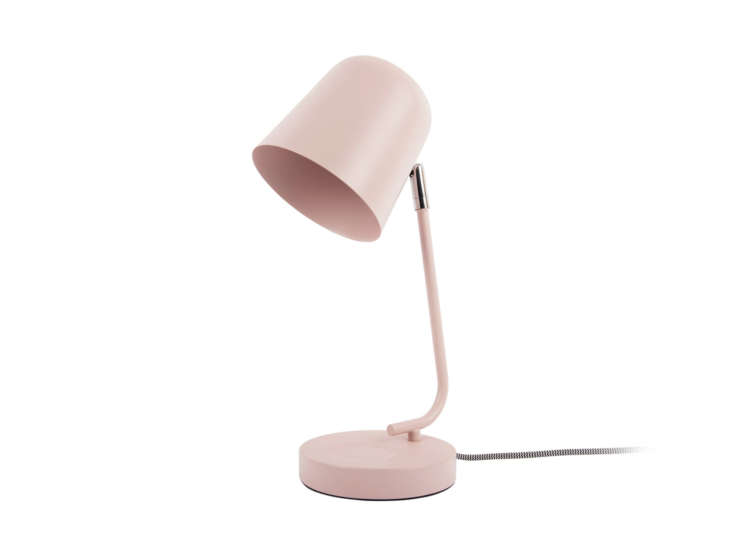 Leitmotiv Kovová stolní lampa ENCANTAR, výška 38,5 cm, růžová růžový
