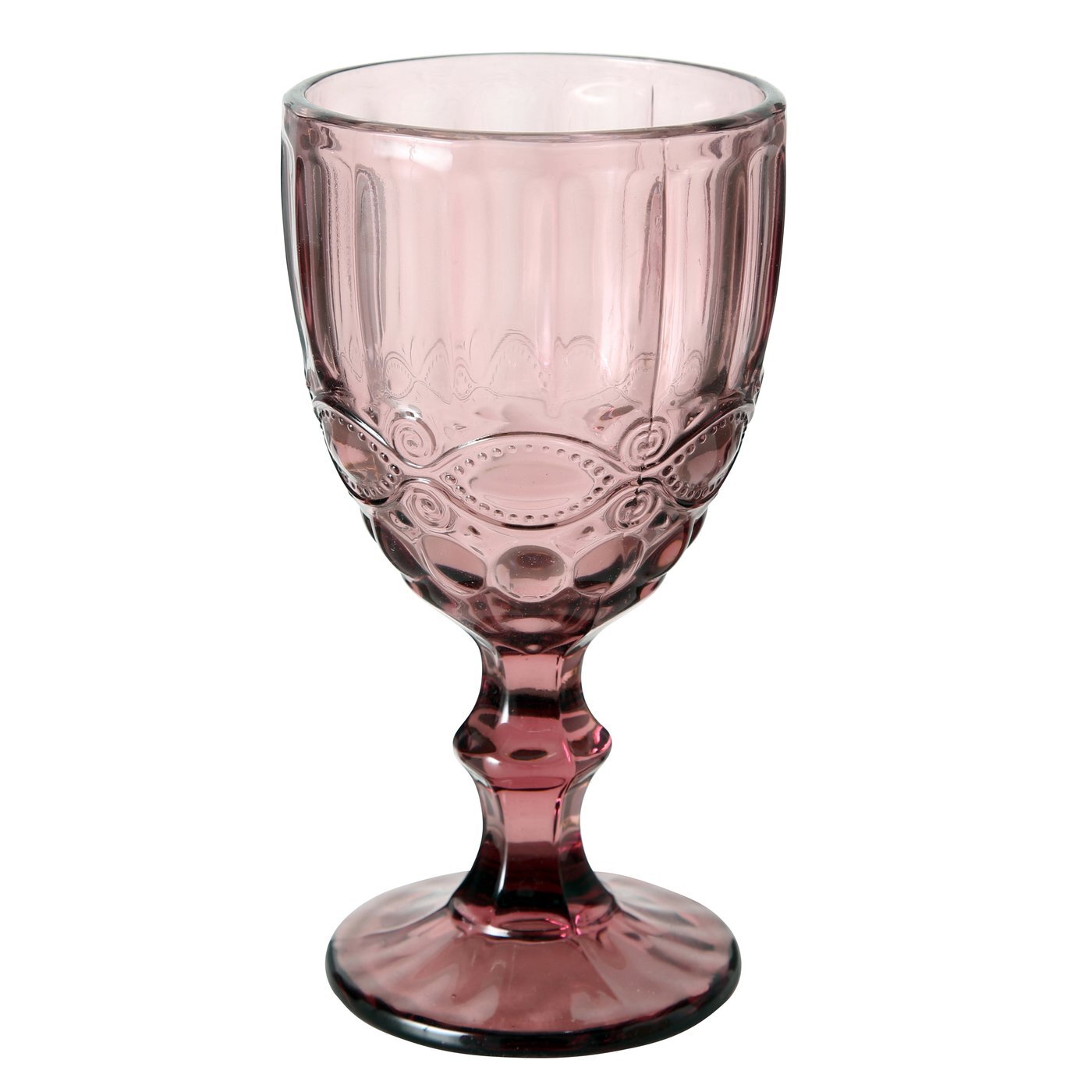 Boltze Home Růžový pohár se zdobením AURORA, 300 ml růžový