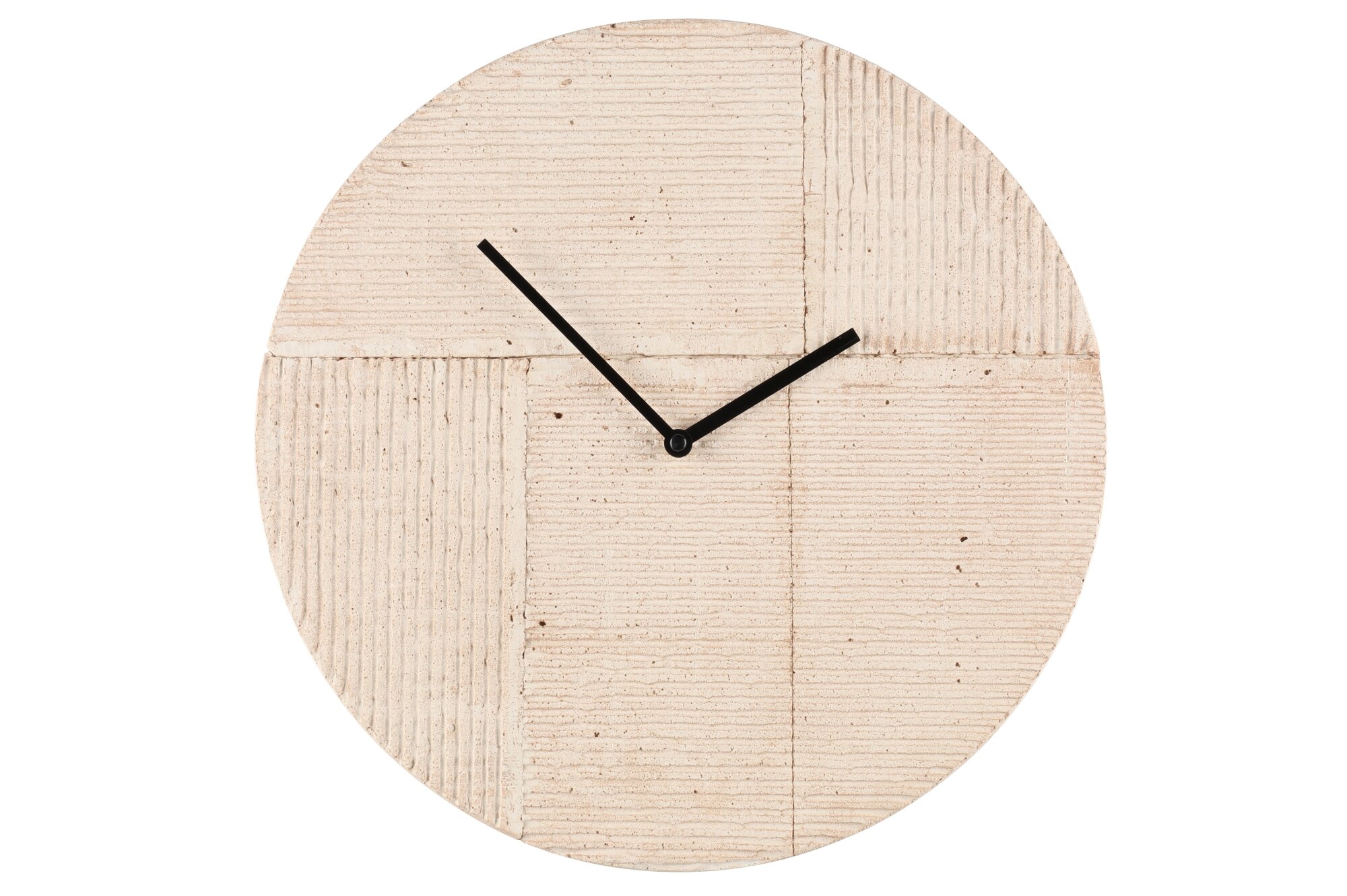 4Living Betonové hodiny ALEX, Ø 36,5 cm béžová