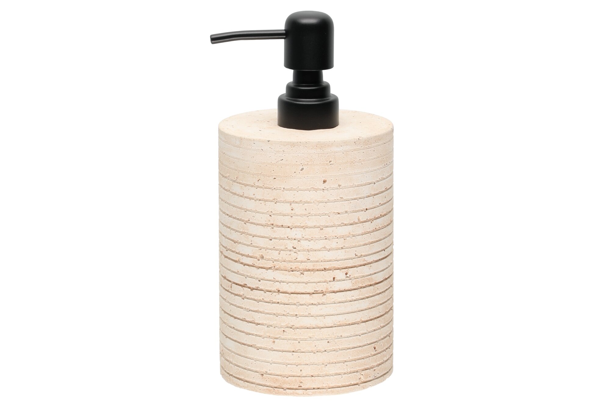 4Living Betonový dávkovač mýdla ALEX, 100 ml béžová
