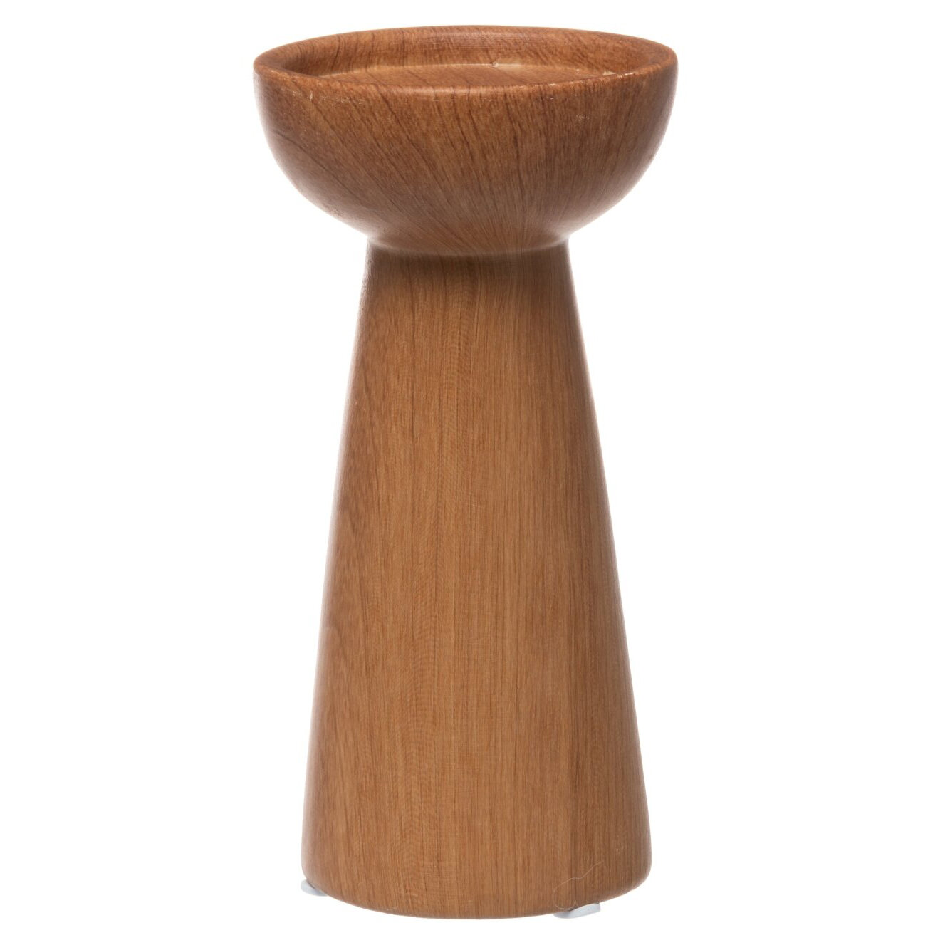 4Living Keramický svícen, 18 cm, hnědý hnědý