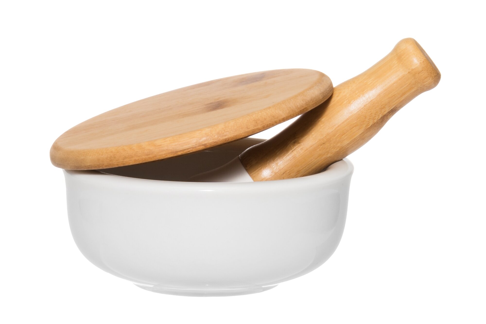 Maku Hmoždíř s víkem, Ø 12 cm bílý