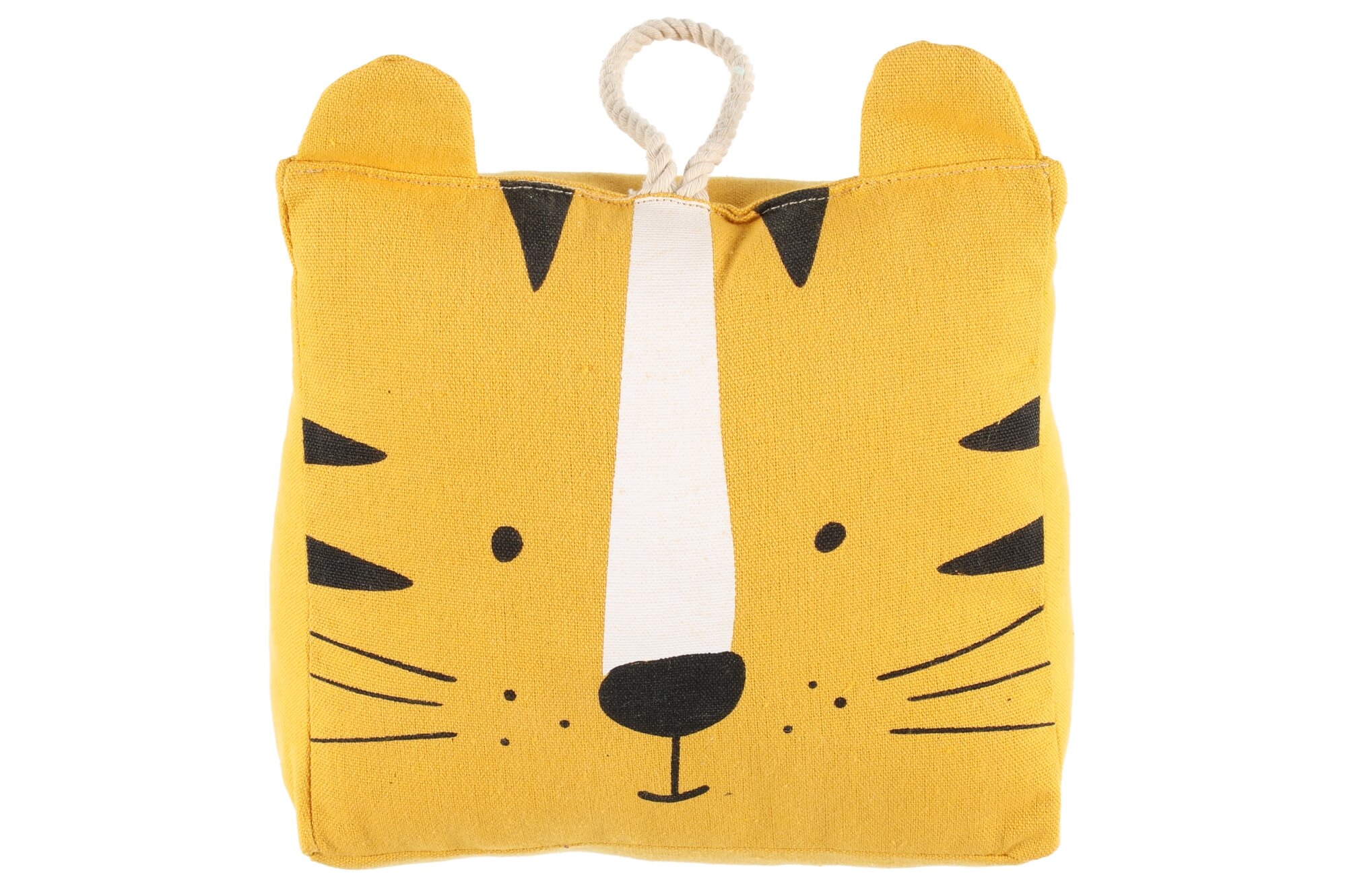 4Living Dveřní zarážka TIGER žlutý