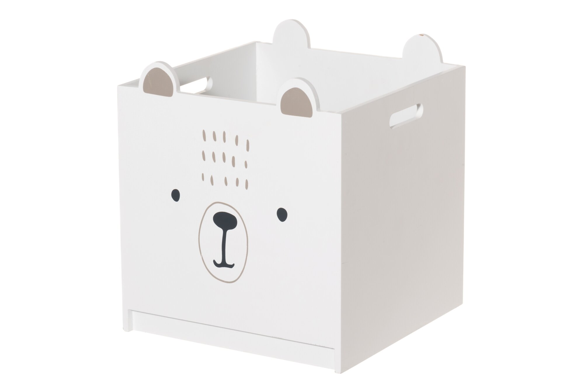 4Living Úložný box na hračky TEDDY bílý