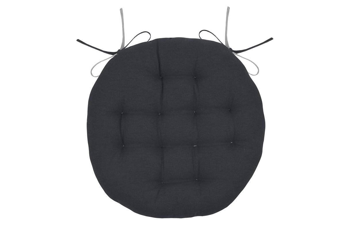 STOF Podsedák na židli s vázáním DUO, Ø 38 cm, bílá a béžová barva vícebarevný