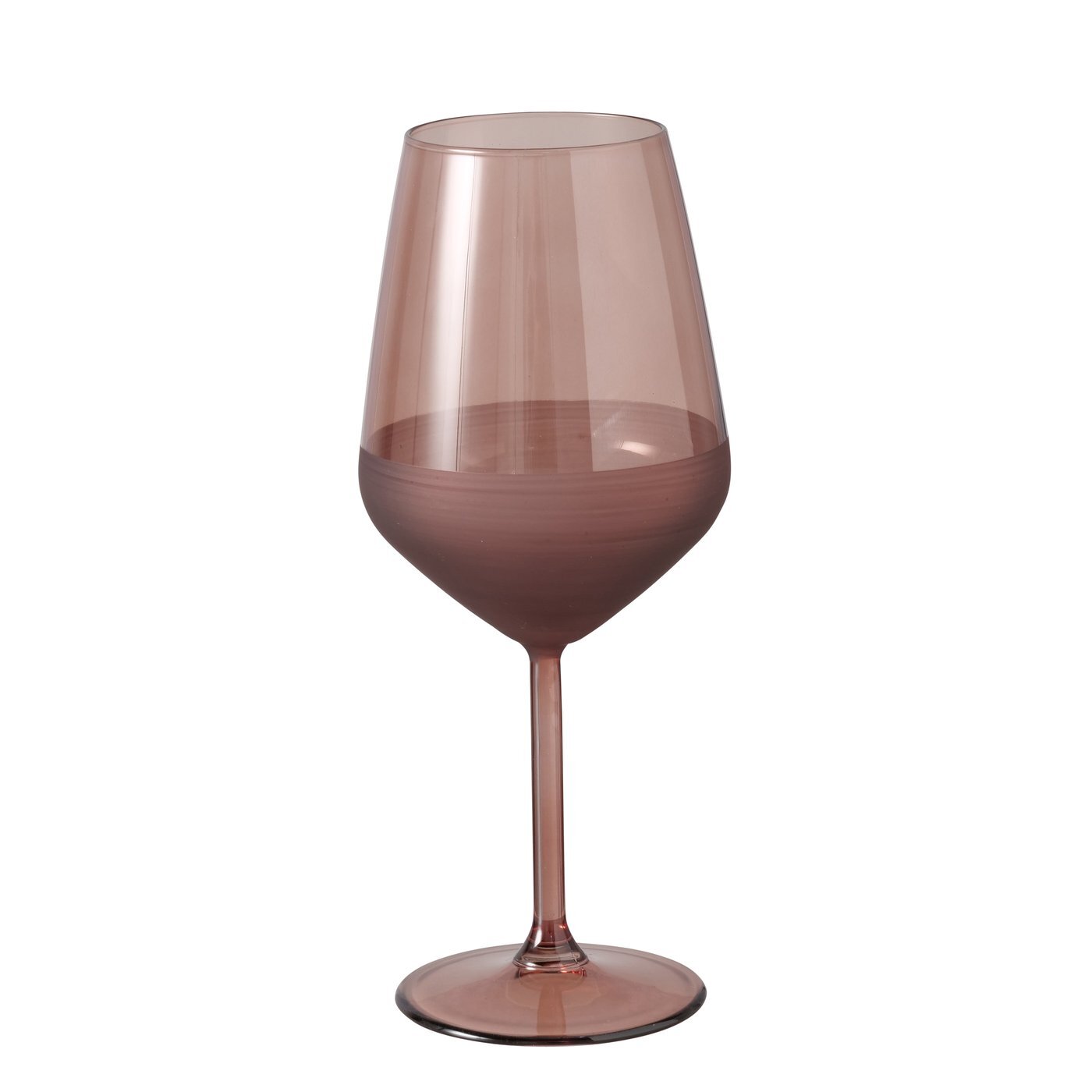 Boltze Home Skleněná sklenice na víno, AUDETTA, 490 ml hnědý