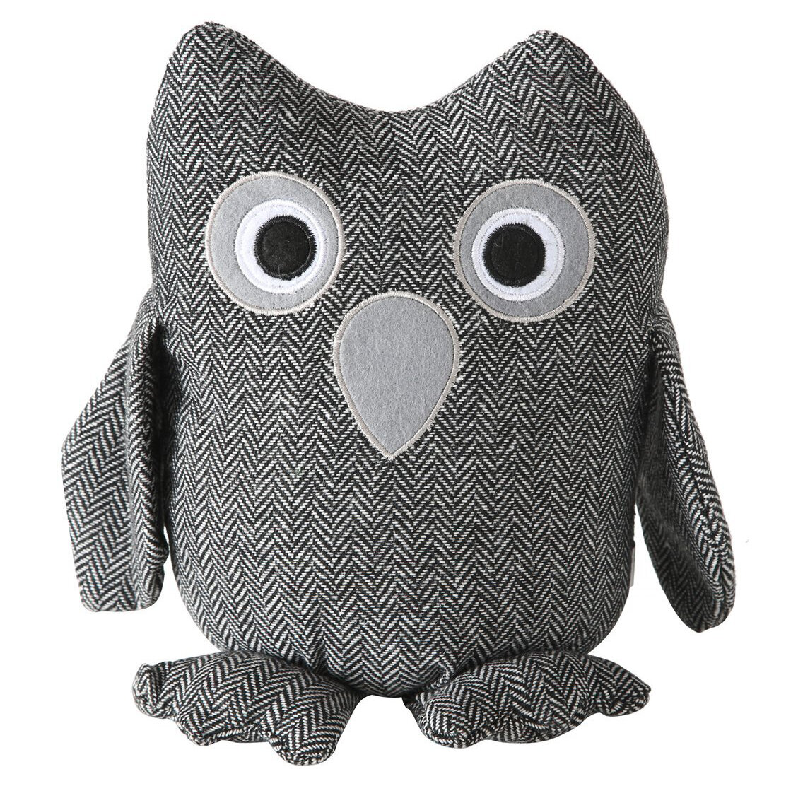 Boltze Home Dveřní zarážka sova, 1 kg, šedá šedá 96634