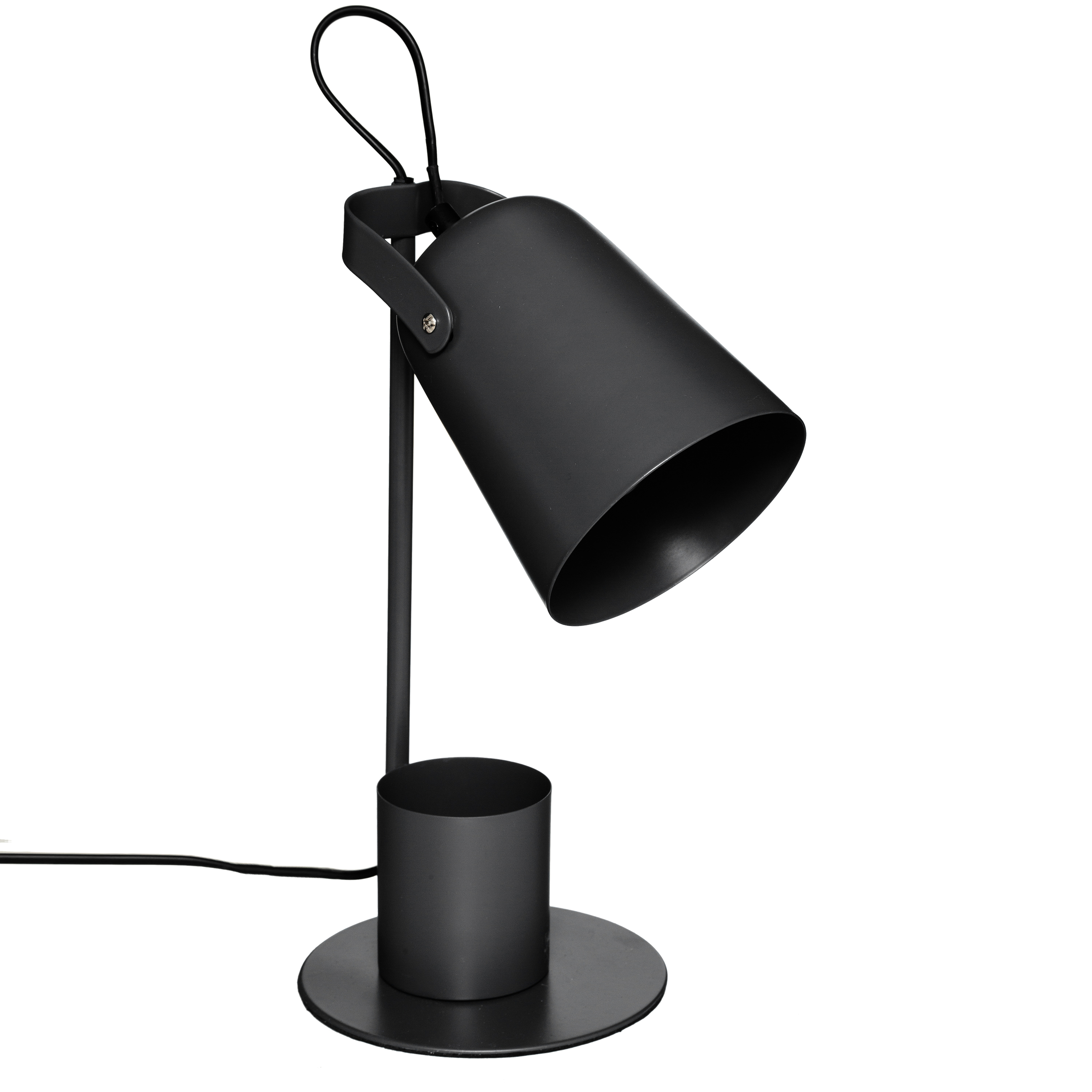 Atmosphera Stolní lampa ELIO s kovovou konstrukcí, výška 34 cm černá