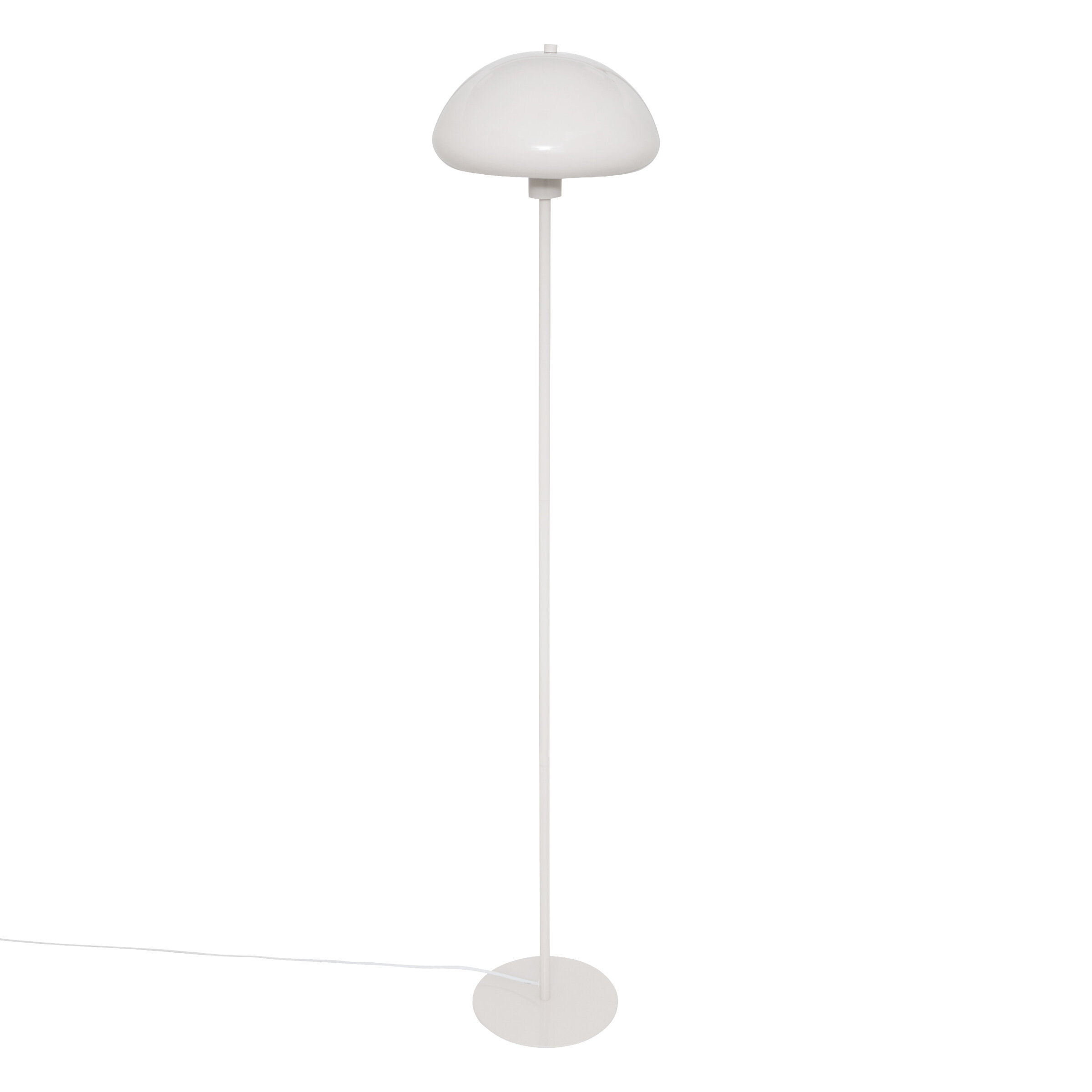 Atmosphera Stojací lampa SAVIO, kovová, 140 cm, bílá béžová