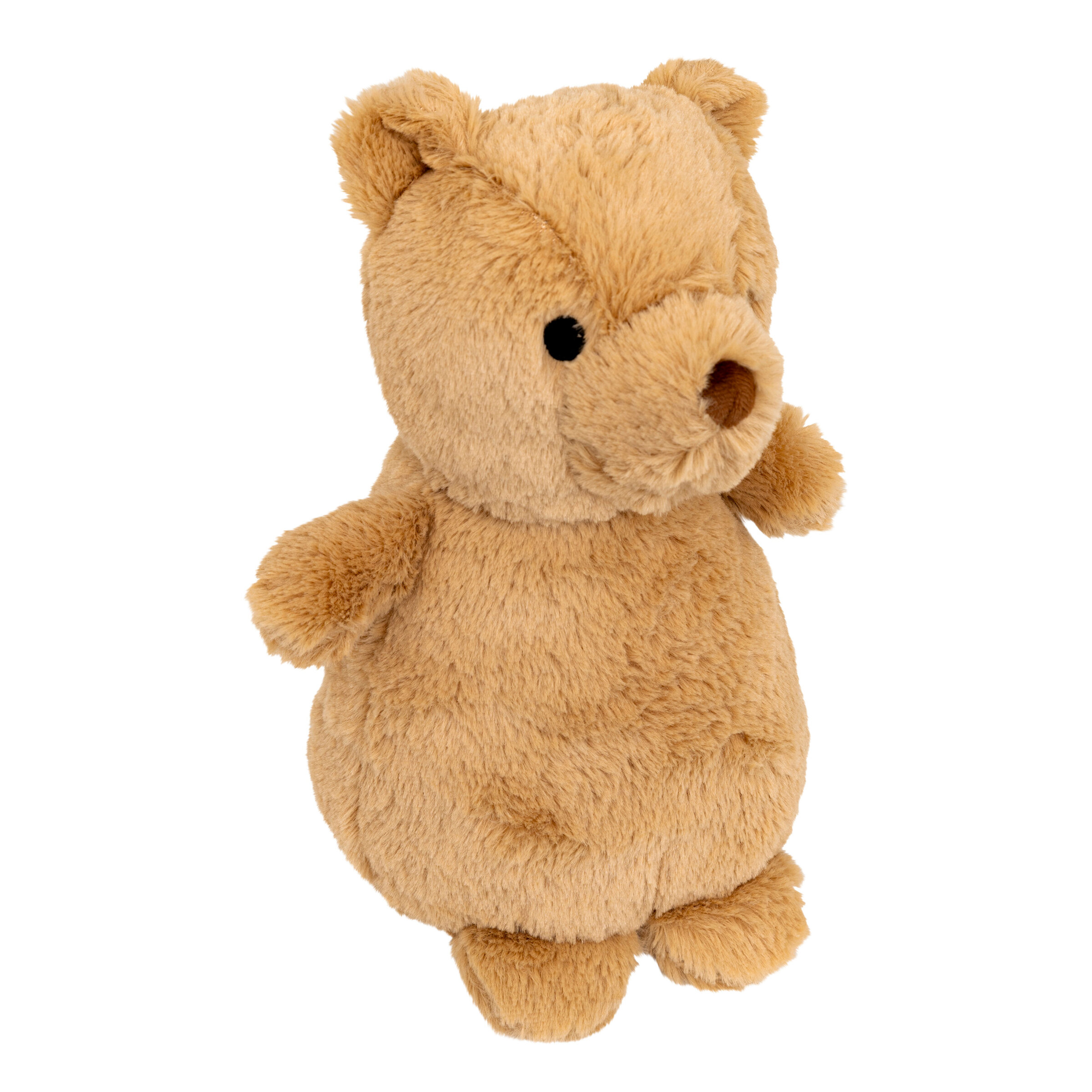 Atmosphera for kids Noční lampička pro děti MARRON, plyšový medvídek, na baterie, výška 27 cm béžová