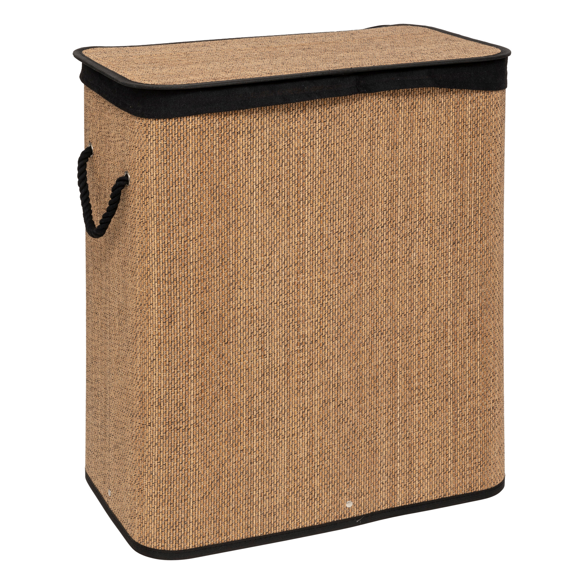 5five Simply Smart Koš na prádlo LUXE, 100 l černá