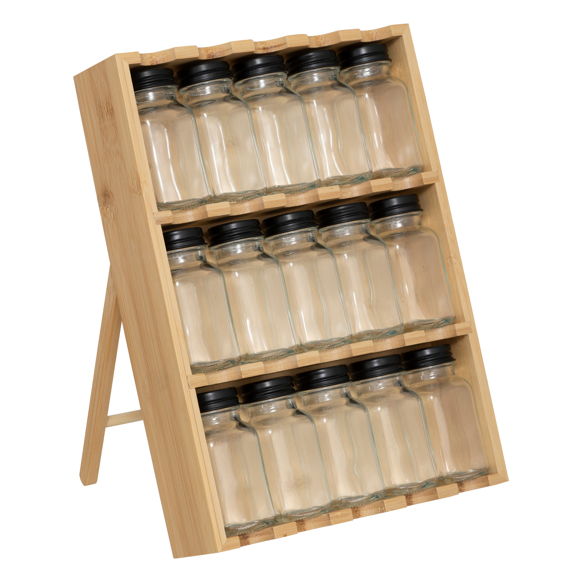 5five Simply Smart Organizér na koření do zásuvky nebo na linku, 15 skleniček béžová