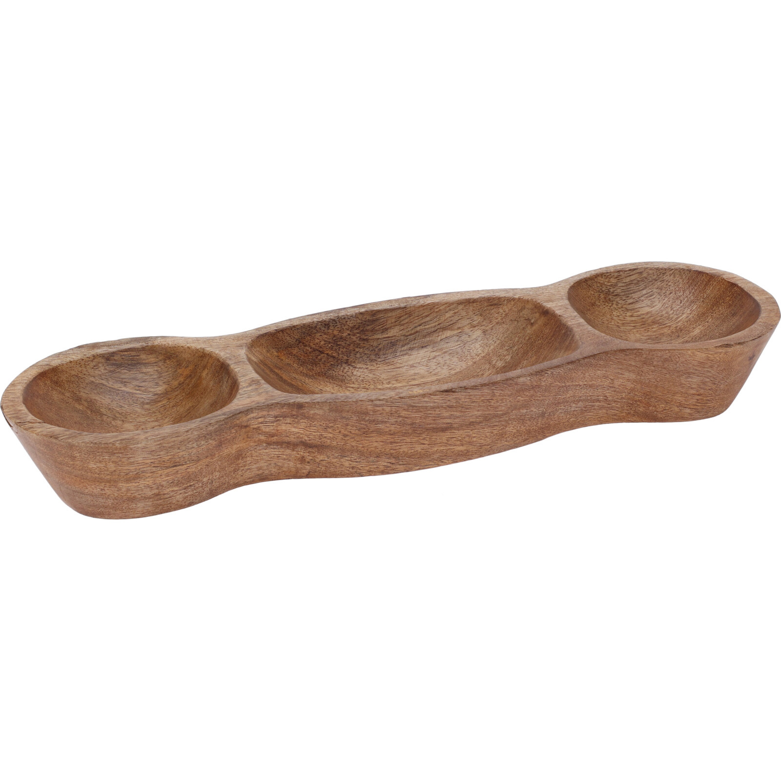 Home Styling Collection Tác na občerstvení z mangového dřeva hnědý