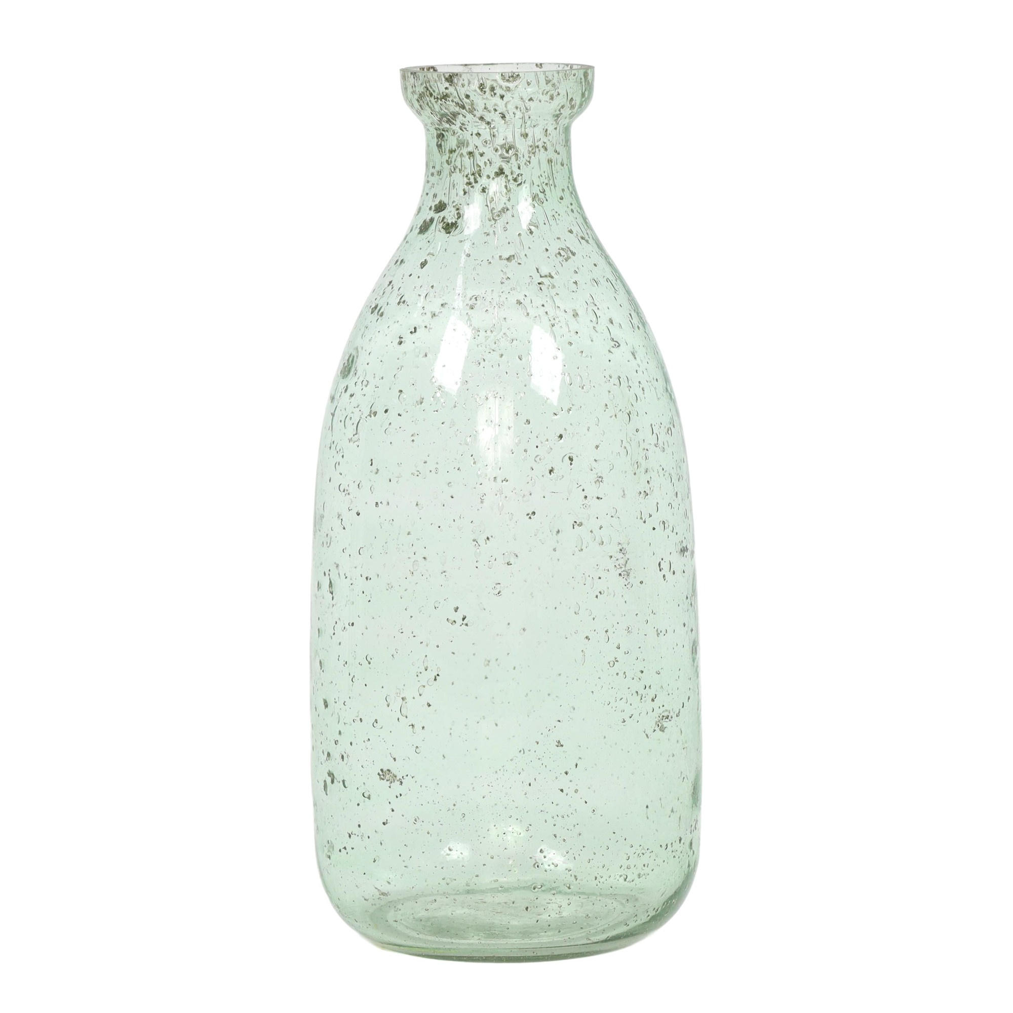 Home Styling Collection Skleněná láhev, Ø 10 cm, zelená zelený