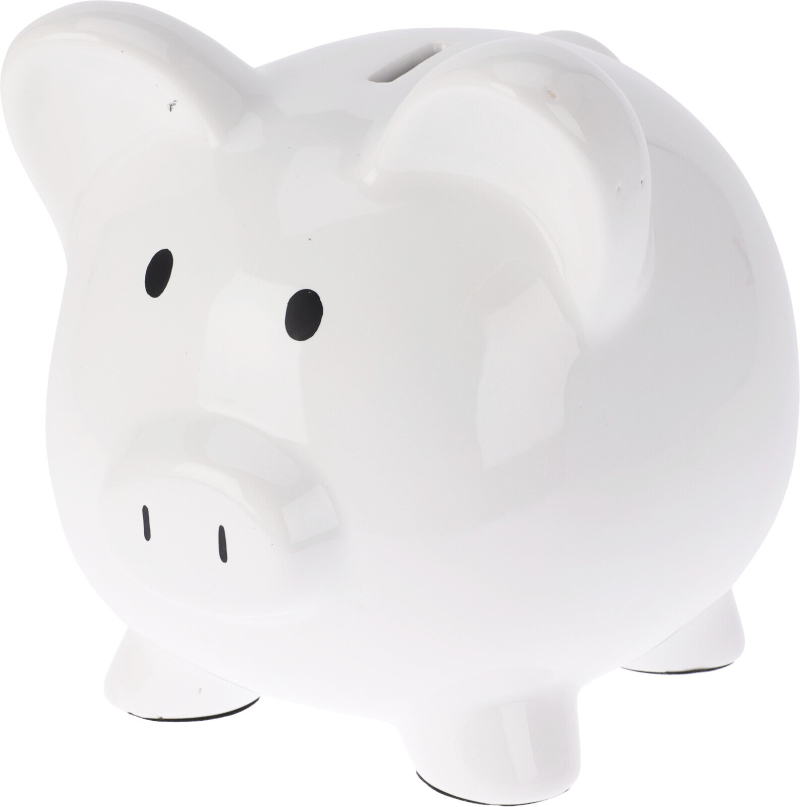 Home Styling Collection Keramická pokladnička, 18,5 x 21 x 19 cm bílý