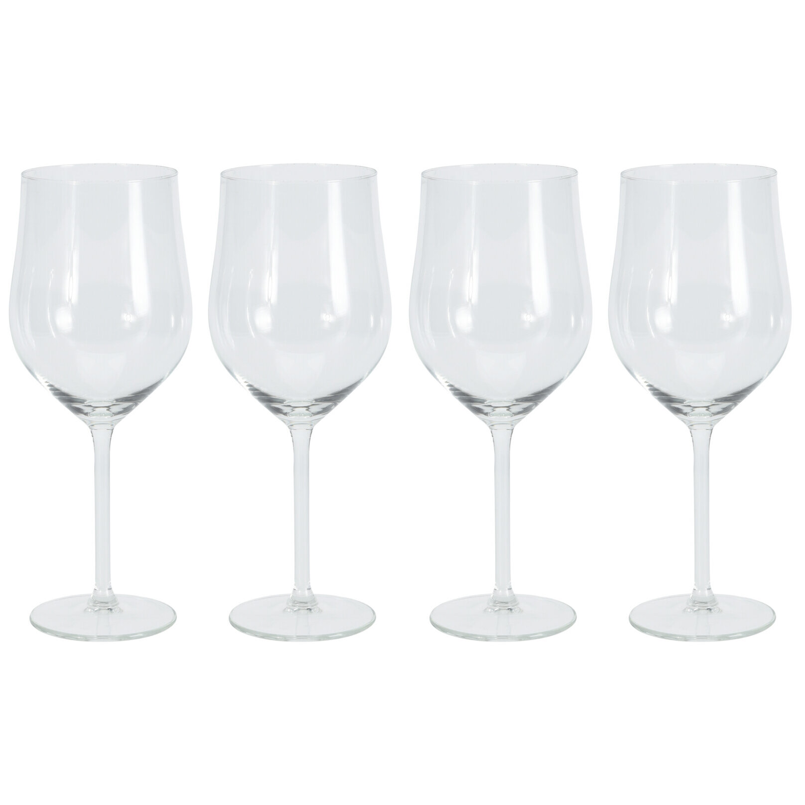 EH Excellent Houseware Sklenice, 600 ml, 4 ks, transparentní