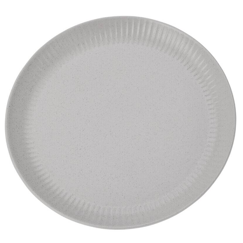 Siaki Velký keramický talíř, Ø 27 cm, šedý šedá