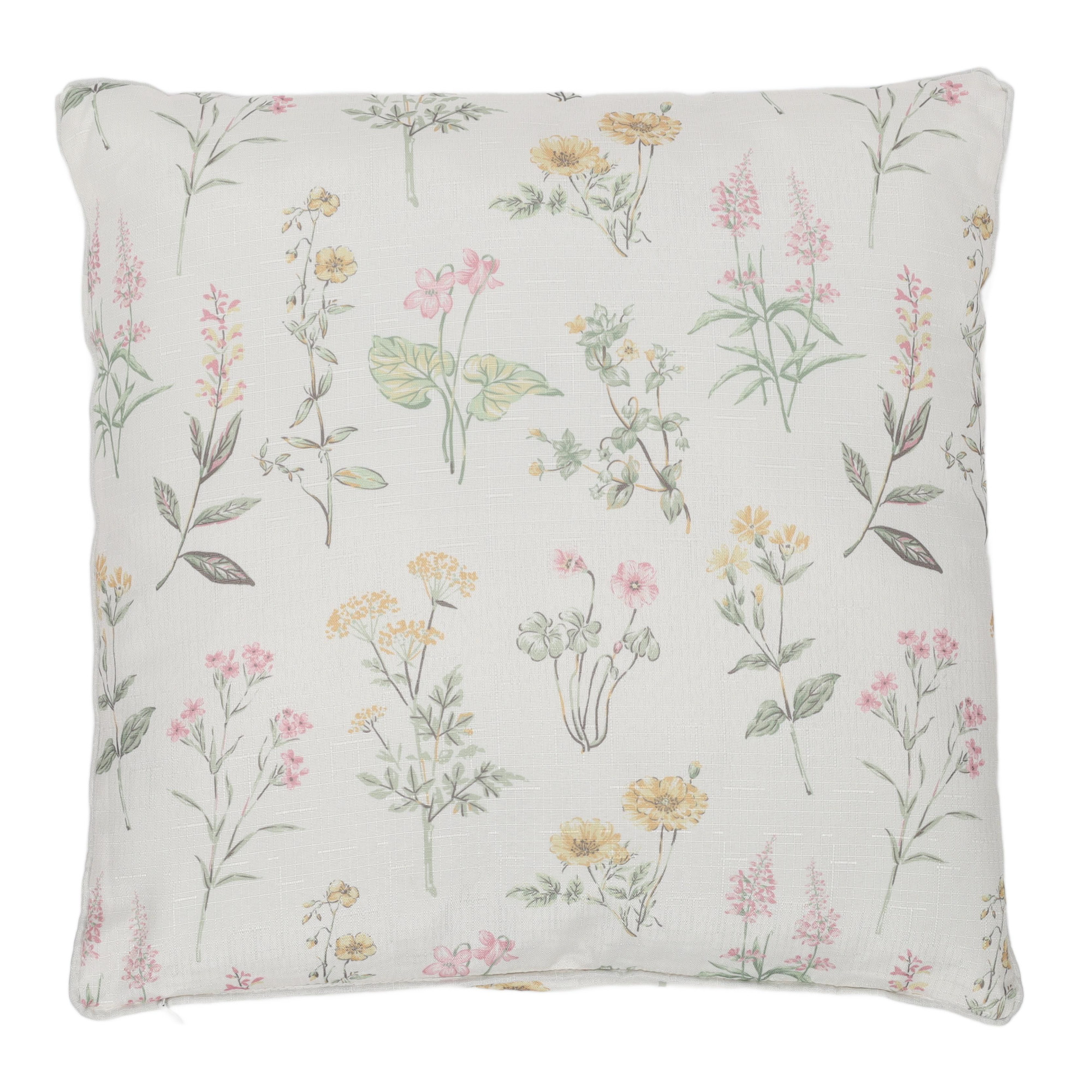 Home Styling Collection Dekorační polštář s květinovým vzorem, 45 x 45 cm vícebarevný