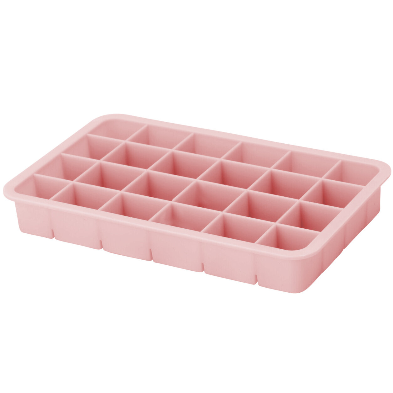 EH Excellent Houseware Forma na led na 24 kostek, 21 x 12,5 x 3 cm, růžová růžový