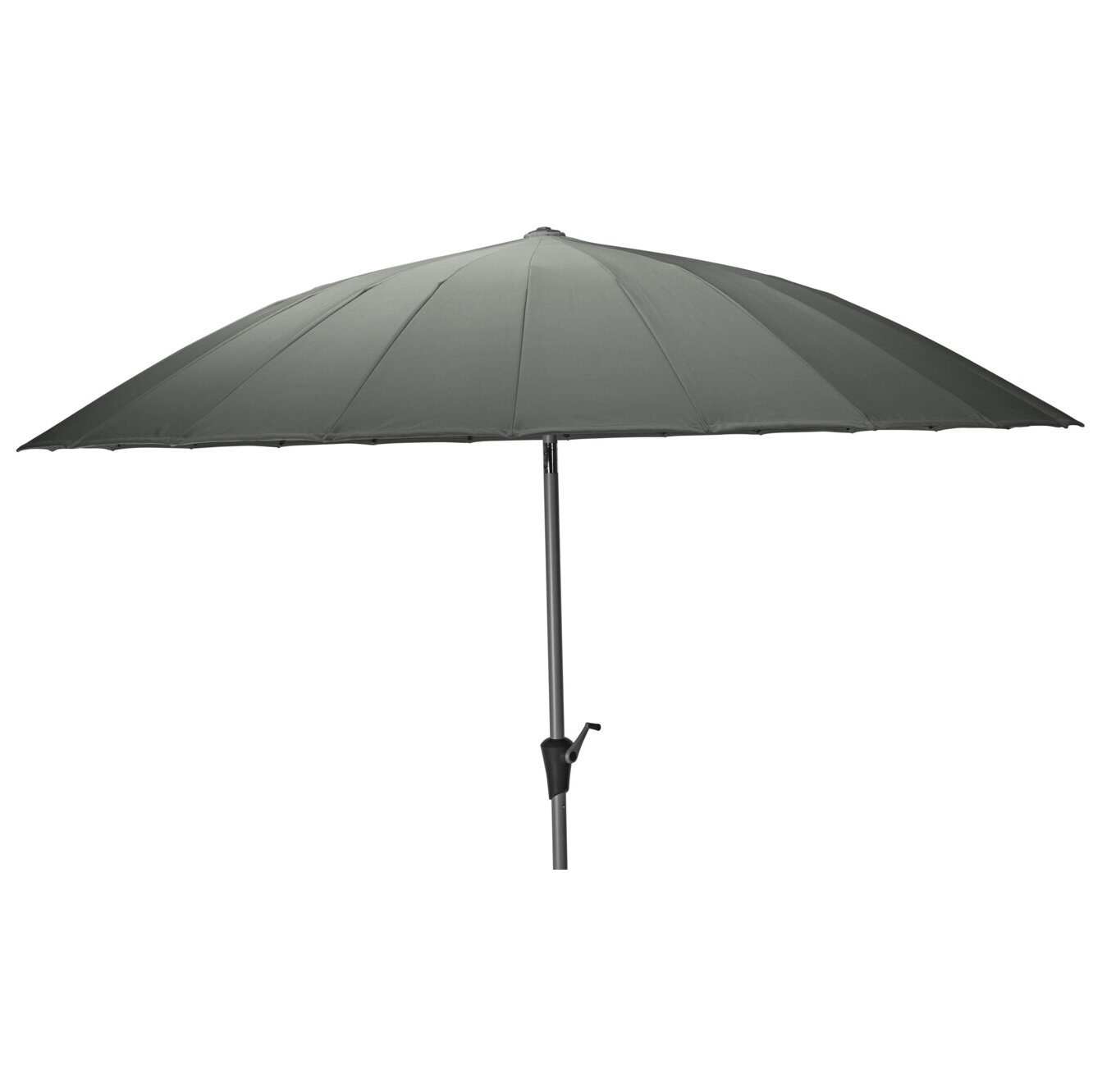 ProGarden Velký zahradní slunečník, Ø 270 cm, zelený zelený