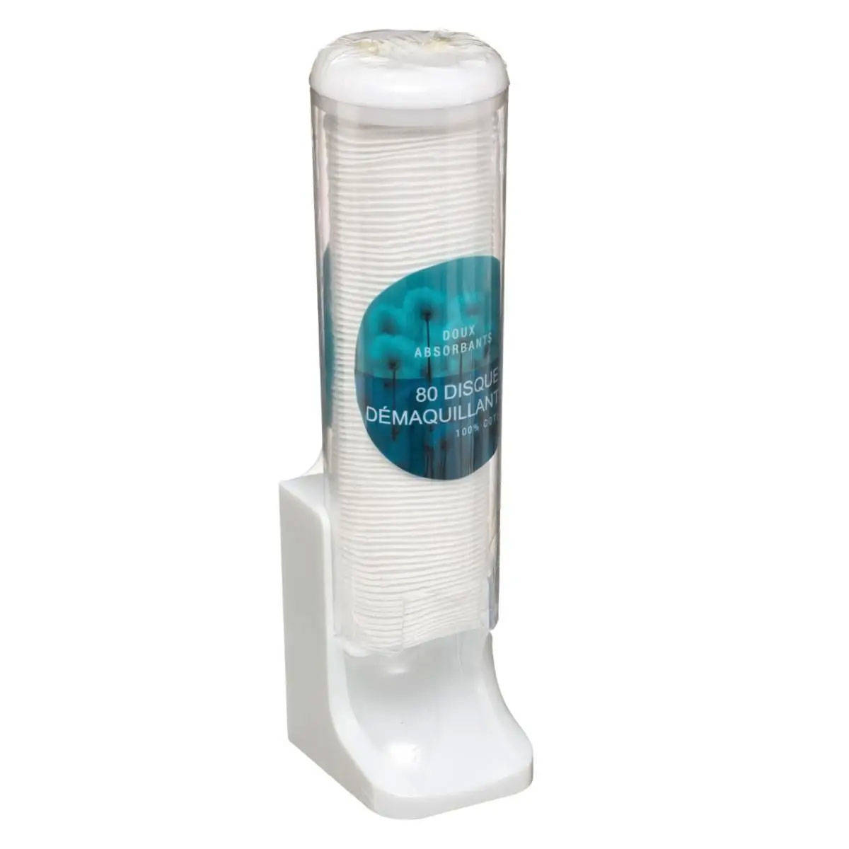 5five Simply Smart Dóza na vatové tampóny transparentní