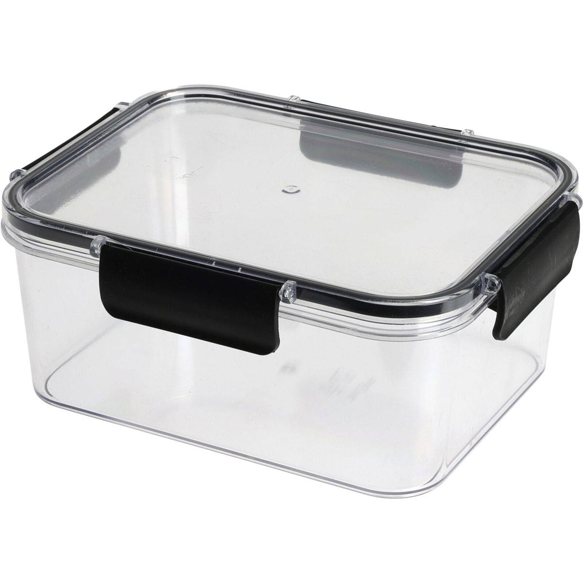 EH Excellent Houseware Dóza na potraviny s víkem, plast, 1800 ml transparentní