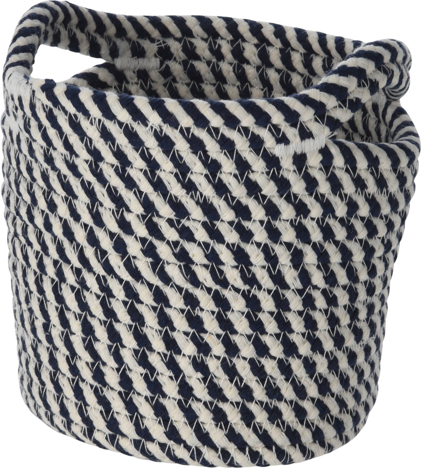 Home Styling Collection Úložné koše, bavlněné, 13 x 13 cm, 3 kusy v sadě šedá