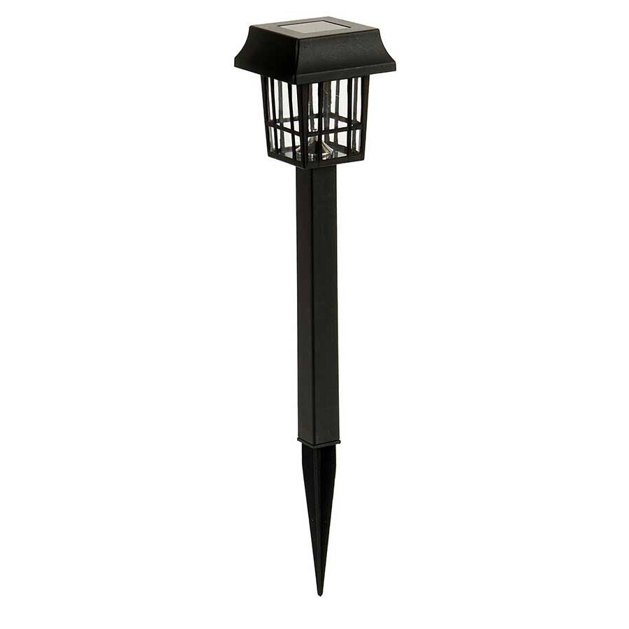 IBERGARDEN Solární zahradní lampa LED typu baterka, výš, 26 cm černá