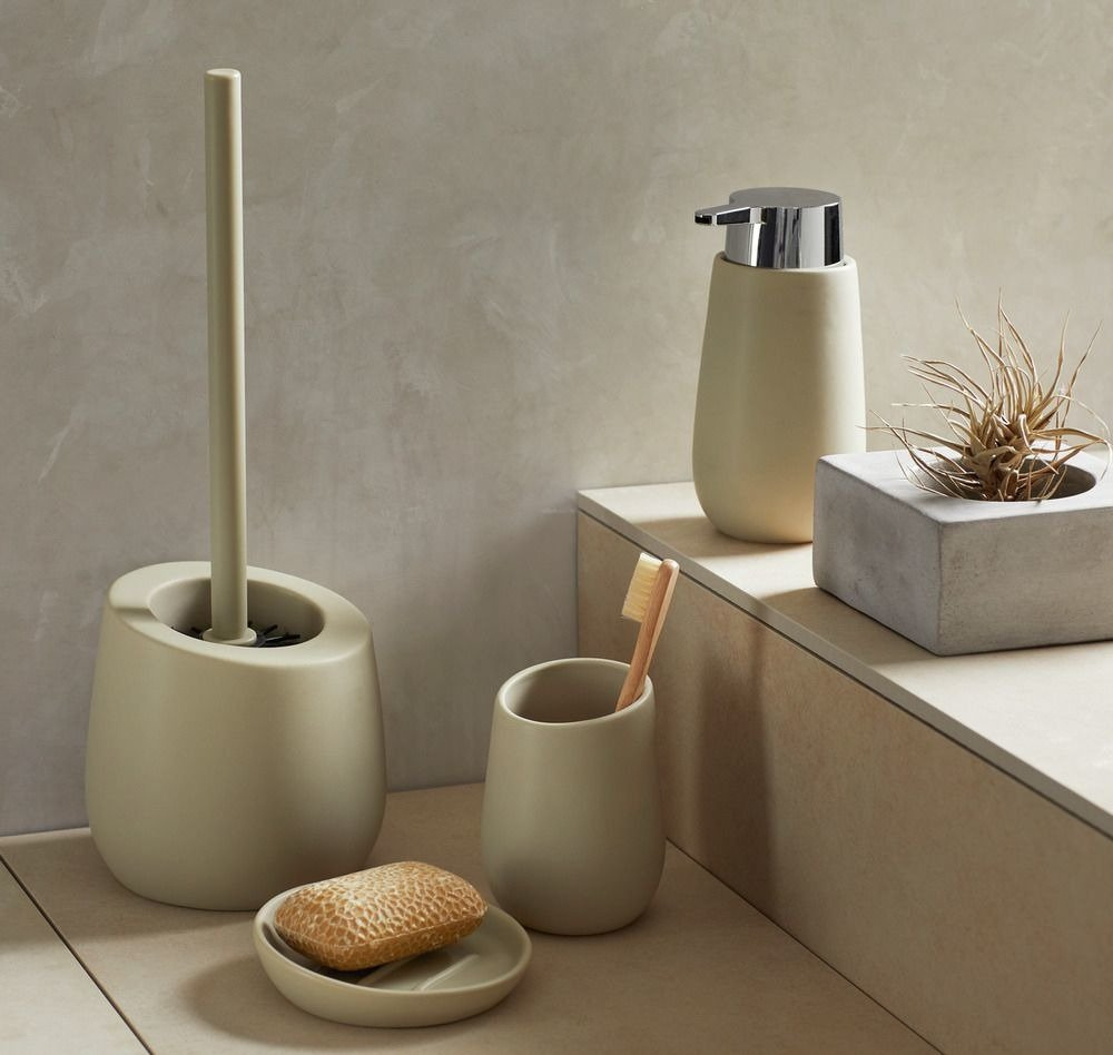 Wenko WC souprava Badi keramická 13,5 cm x 38 cm x 13,5 cm béžová