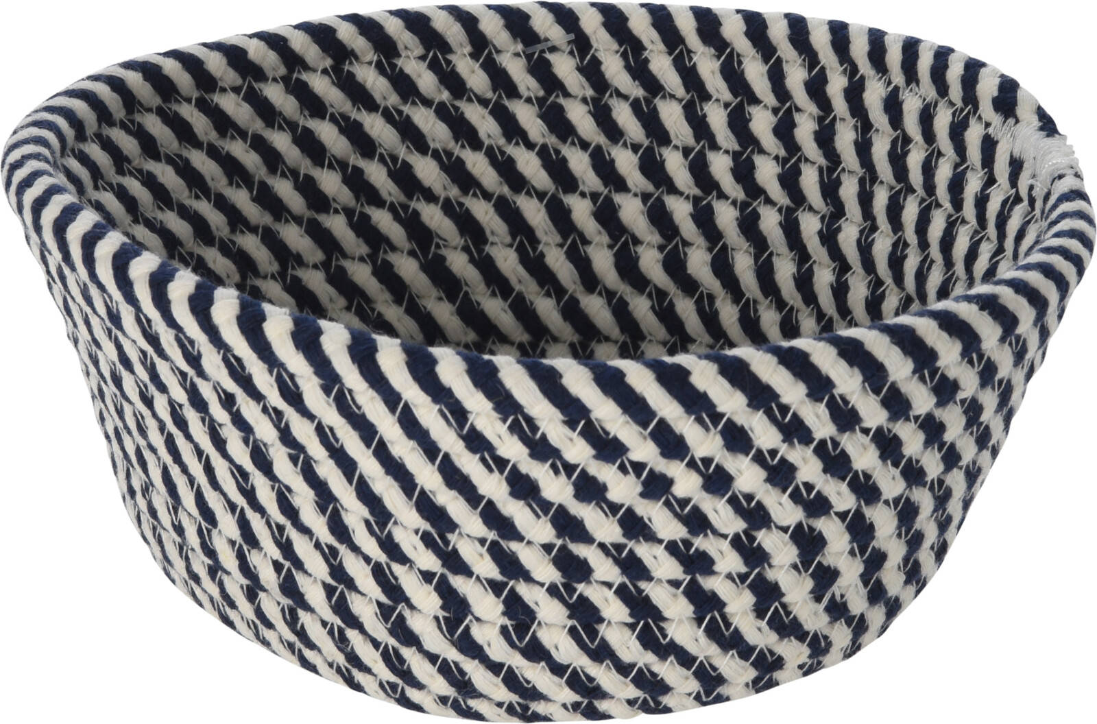 Home Styling Collection Úložné koše, bavlna, 18 x 8 cm, 3 kusy šedá