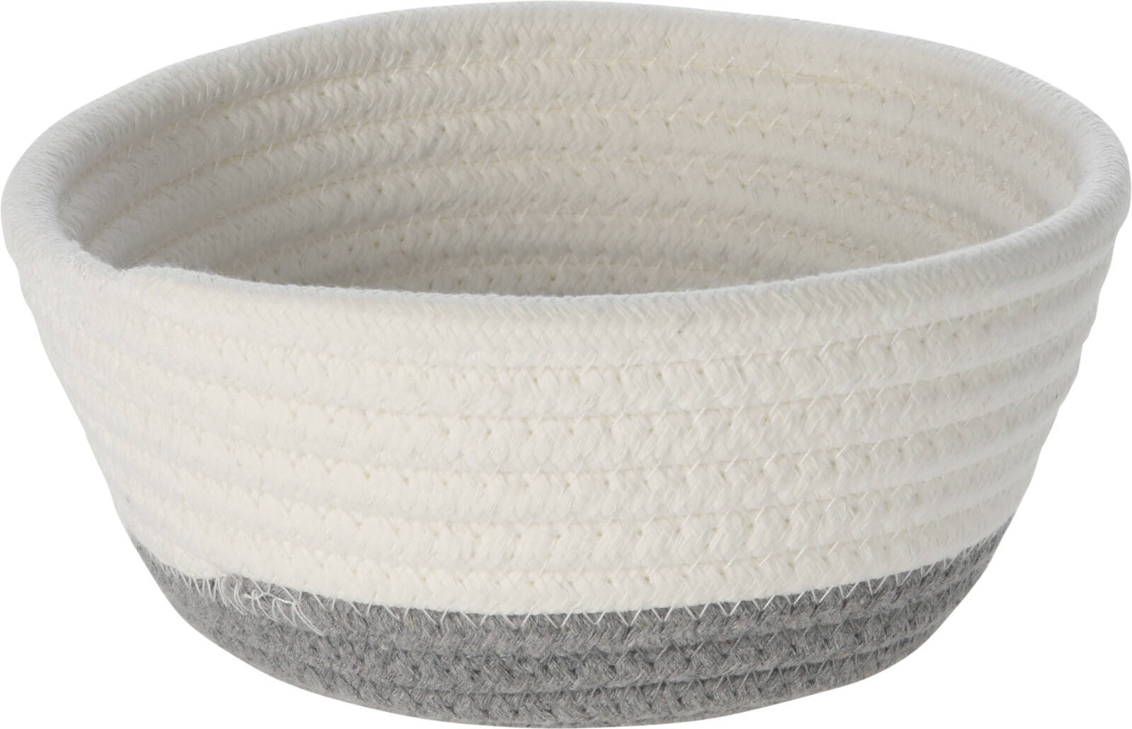 Home Styling Collection Úložné koše, bavlna, 18 x 8 cm, 3 kusy šedá