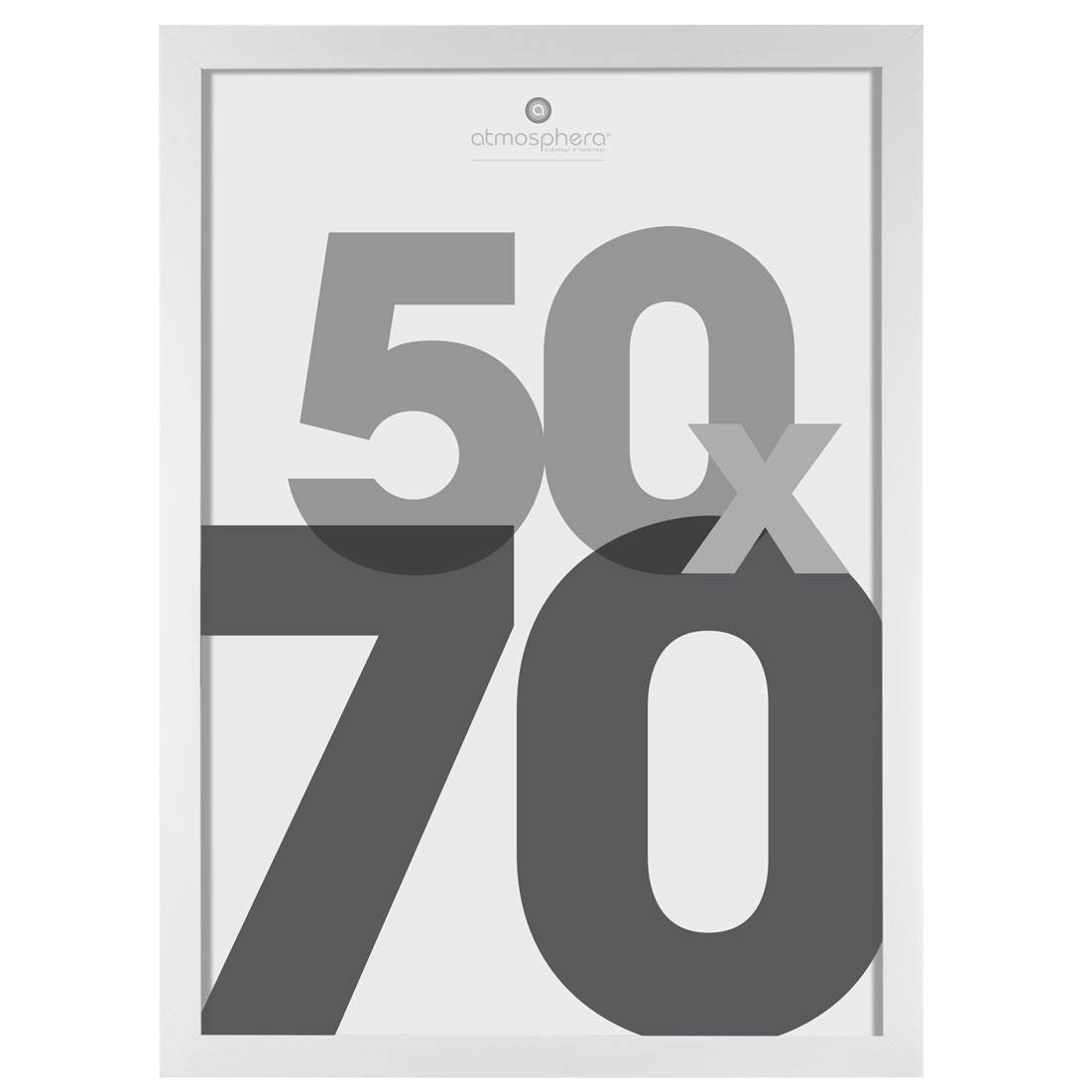 Atmosphera Rámeček na fotografie, 50 x 70 cm, bílý bílý