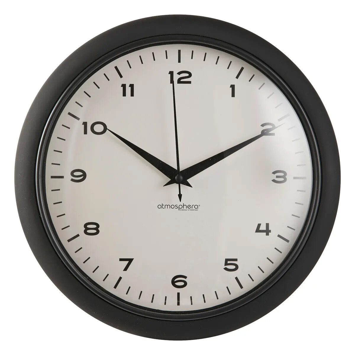Atmosphera Klasické nástěnné hodiny CLARRISE, Ø 28 cm, černé černá