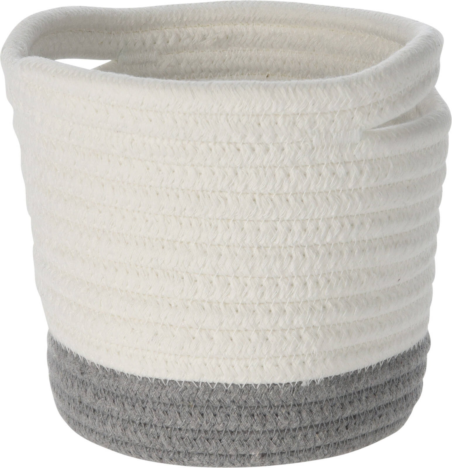 Home Styling Collection Úložné koše, bavlněné, 13 x 13 cm, 3 ks šedá