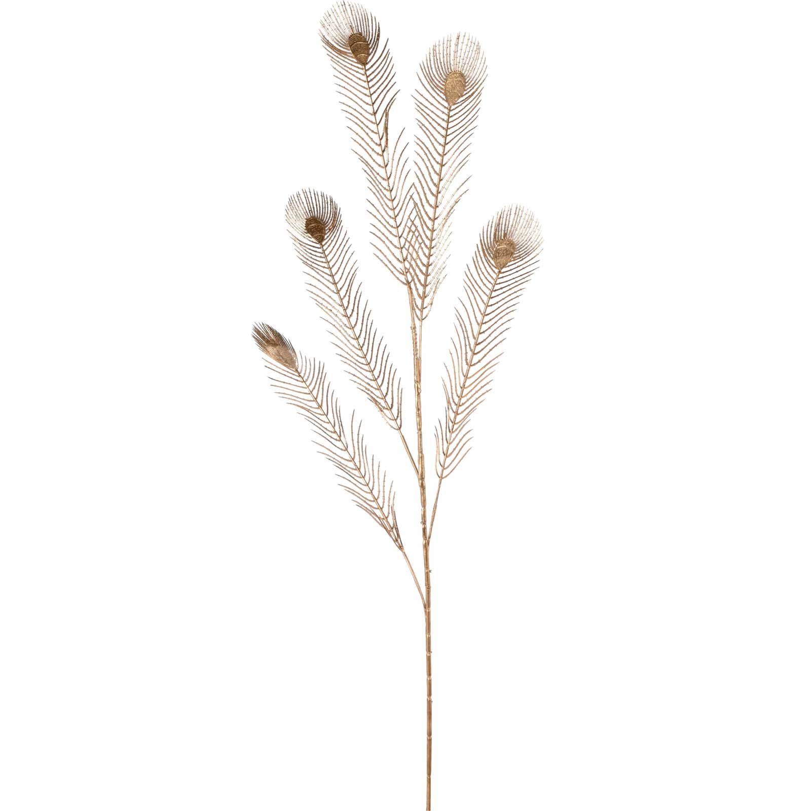 Home Styling Collection Lístky do vázy GOLD, zlaté, 90 cm
