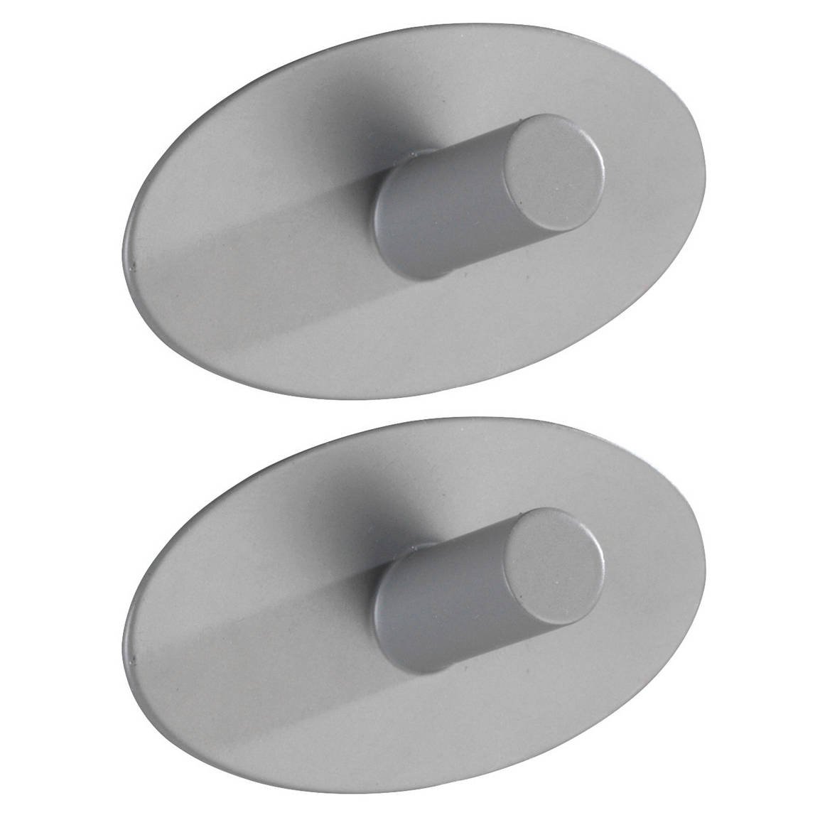 Wenko Sada koupelnových háčků na ručníky PICENO, 2 ks, šedé šedá