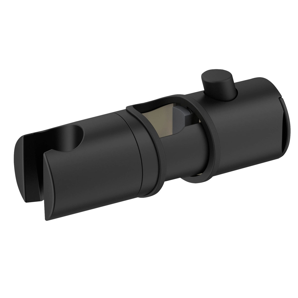 Sprchový držák, montáž bez vrtání, čern, WENKO černá