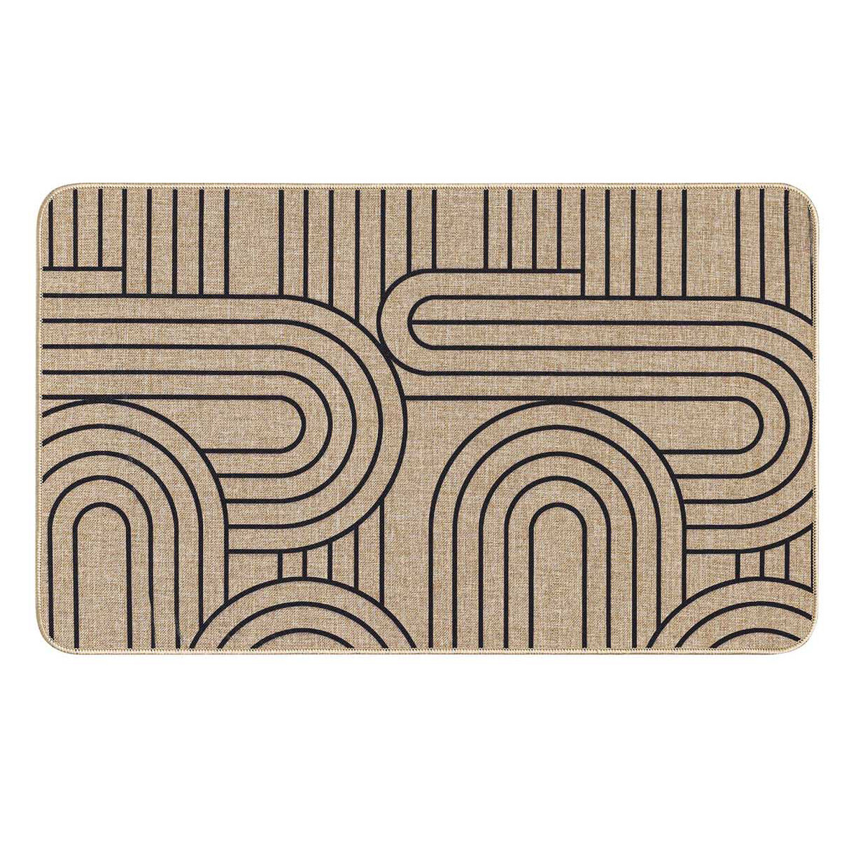 Douceur d'intérieur Tkaný koberec se vzorem, 45 x 75 cm, MODUL béžová
