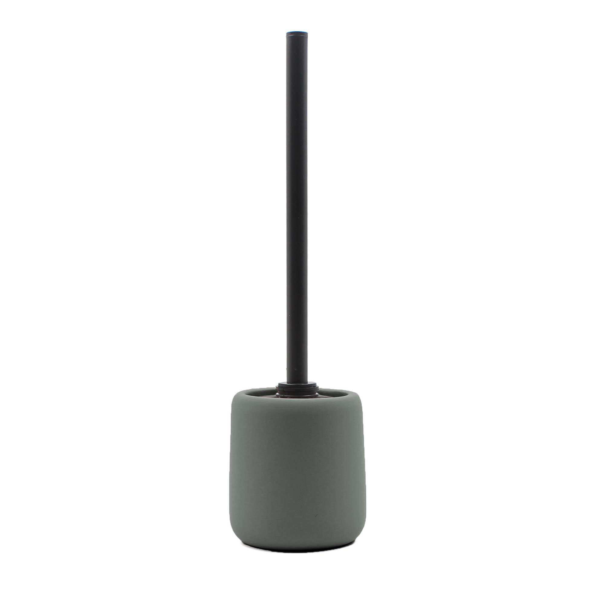 Douceur d'intérieur WC kartáč 38,5 cm, CERALIA, šedý šedá