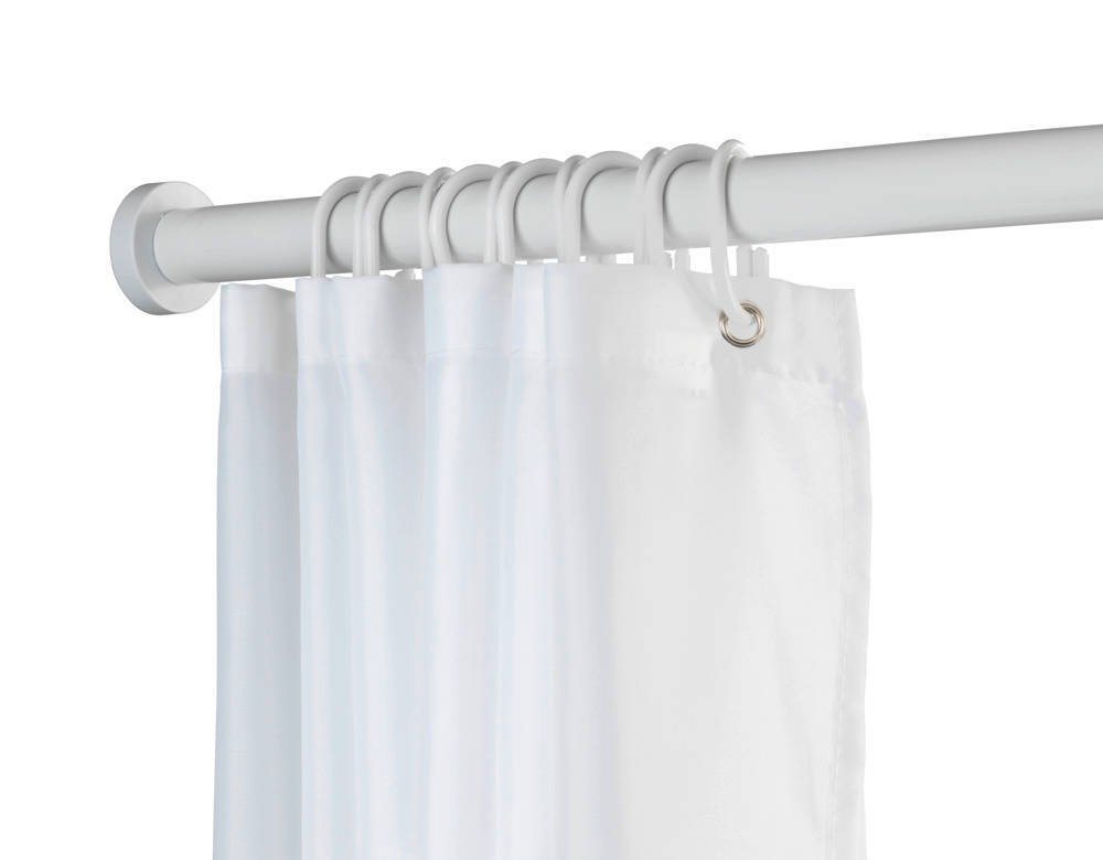 Wenko Teleskopická sprchová tyč Luz (70–115 cm, bílá)