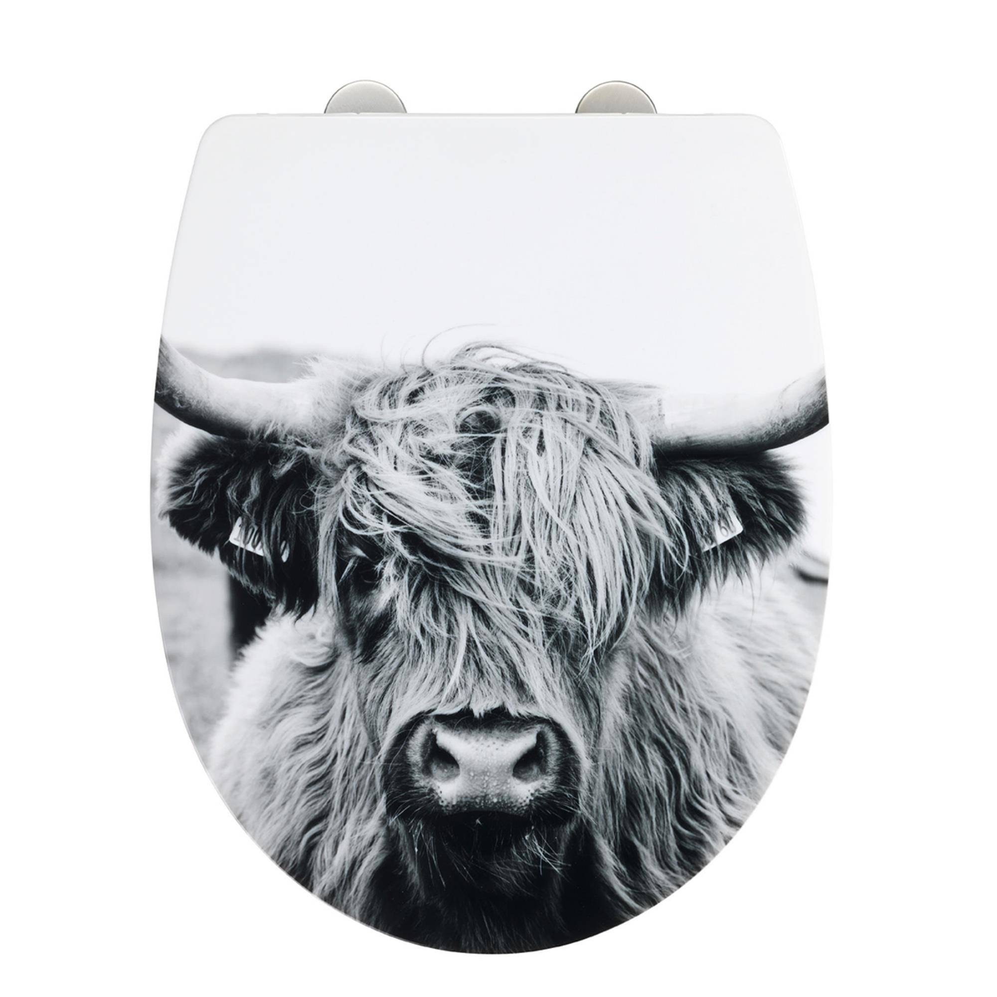 Toaletní sedátko YAK s tichým zavíráním, Thermoplast, WENKO vícebarevný