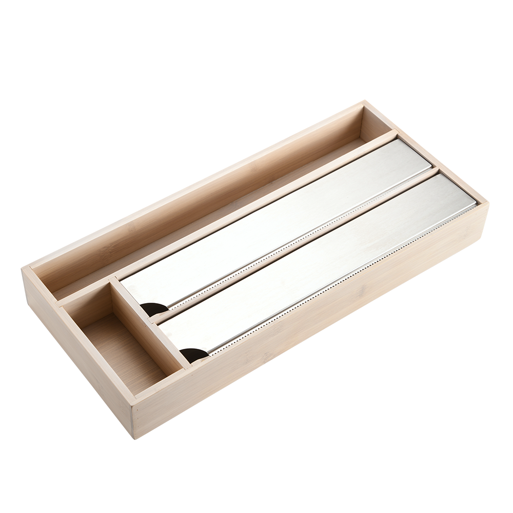 Kesper Dávkovač na potravinovou fólii a papír, bambus, 42 x 19 cm béžová