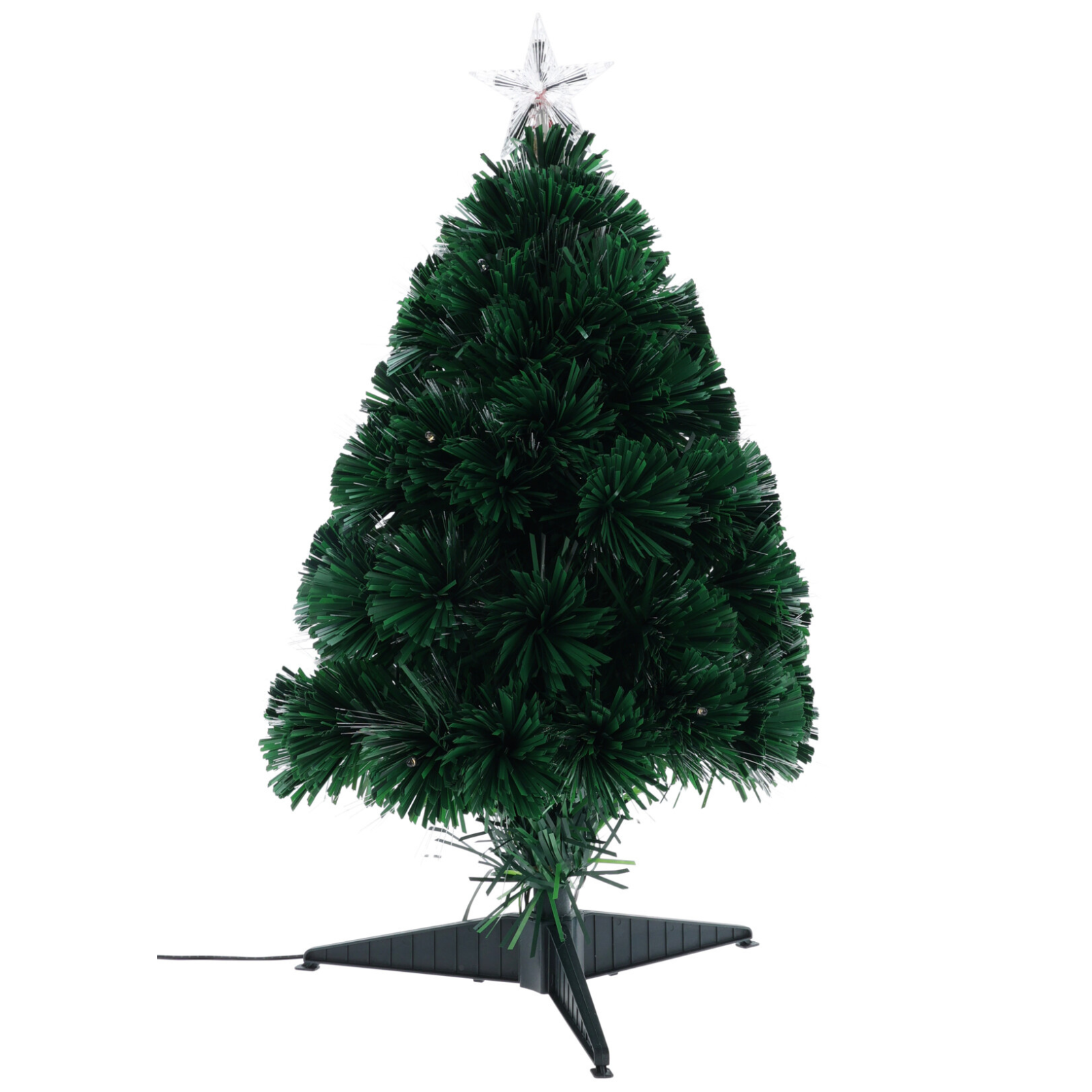 Home Styling Collection Dekorativní stromek s optickými vlákny, 60 cm zelený
